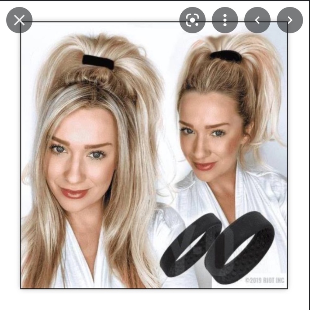 PONY-O Slim Black Hair Tie